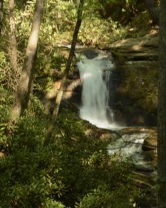 A falls on Codd Creek below Raven Cliffs