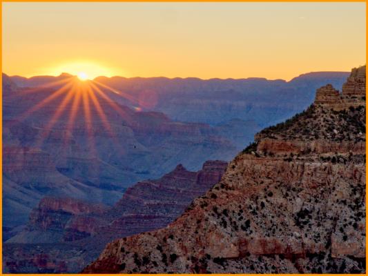 Sunrise at Mather Point