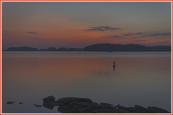 Morning twilight at Lake Lanier