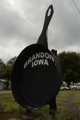 Iowa's largest frying pan, built in 2004