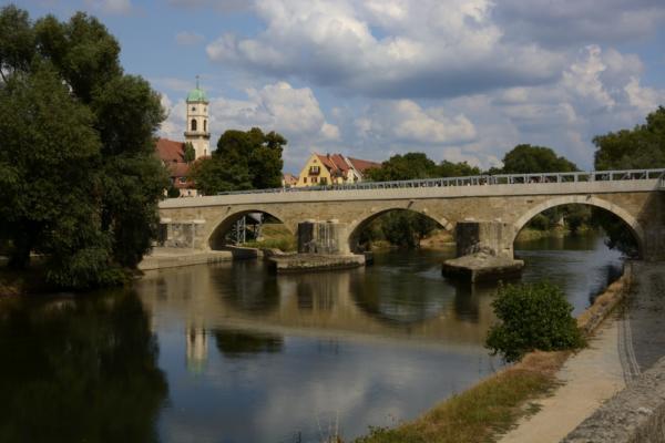 The bridge into Regensburg