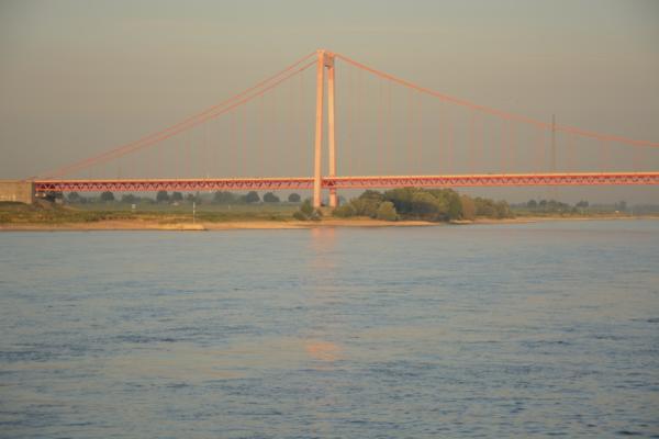 Sunrise approaching Rotterdam